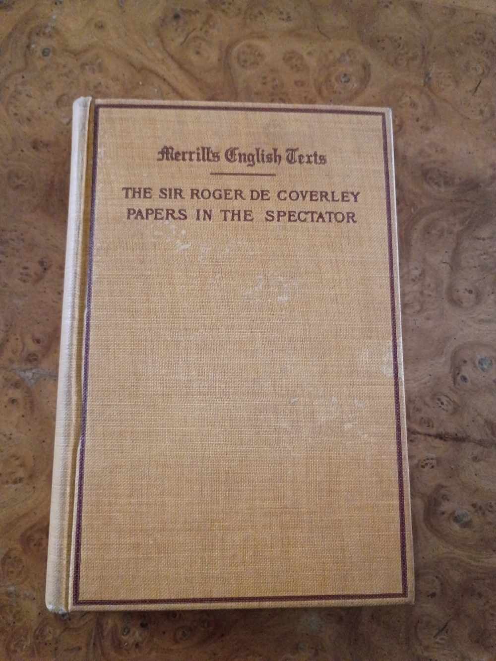 Antique Book The Sir Roger De Coverley Papers